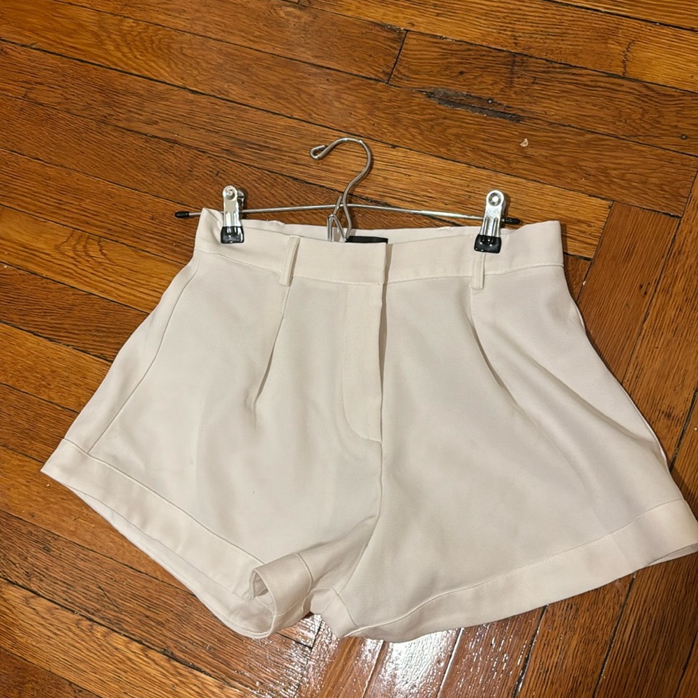 White fox white shorts